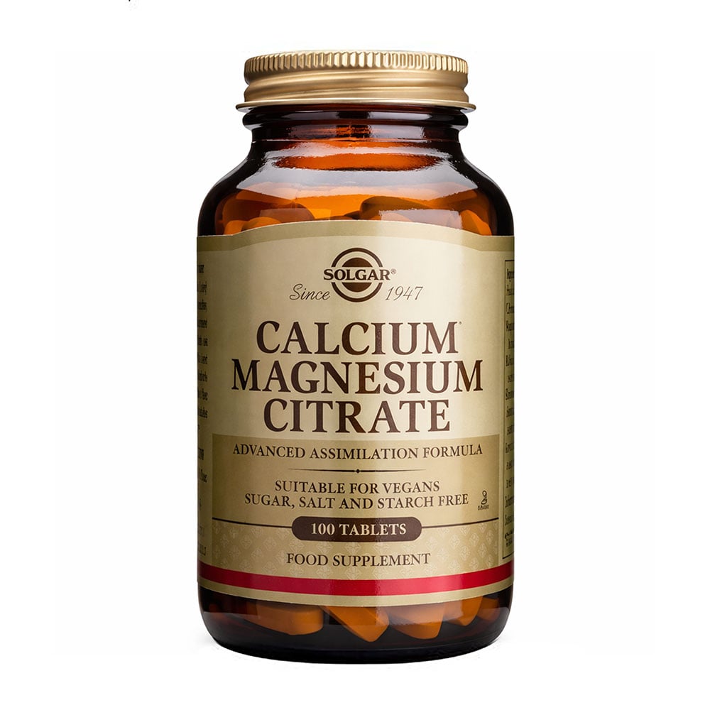 Цитрат кальцію і магнію Solgar Calcium Magnesium Citrate, 100 таблеток