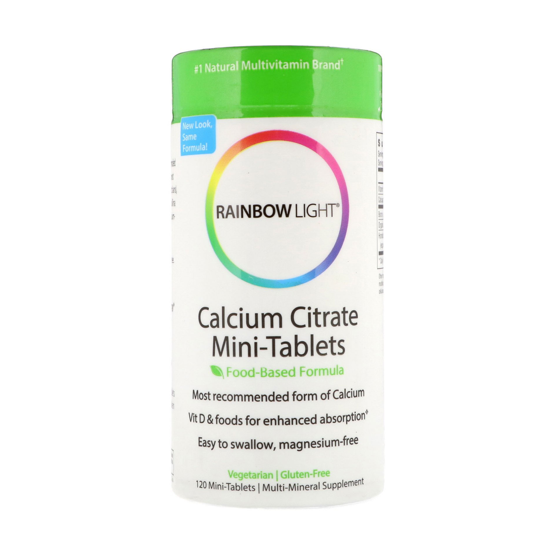 Цитрат кальцію Rainbow Light Calcium Citrate, 120 міні-таблеток